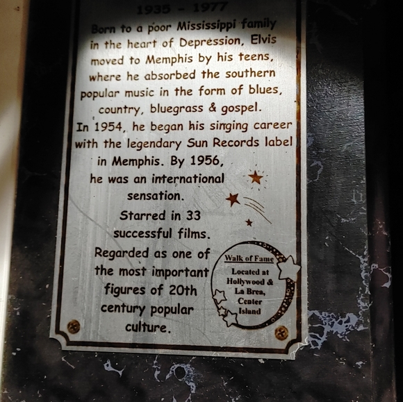 Elvis plaque - Picture 4 of 4